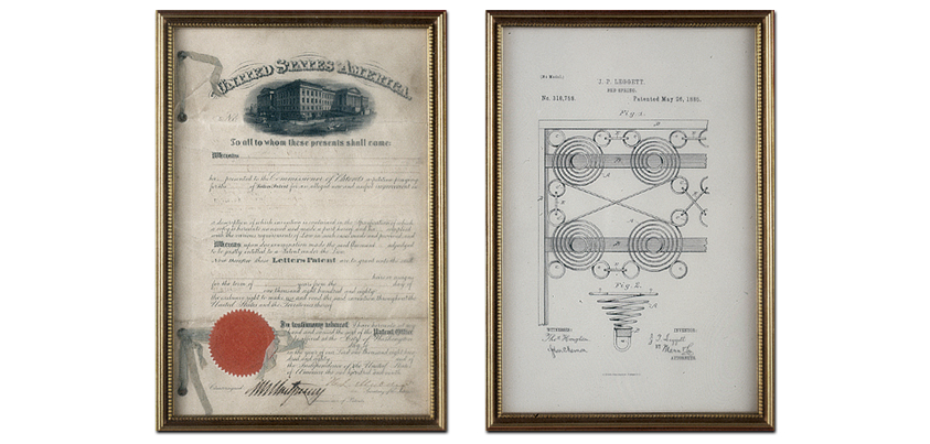 Our first patent.