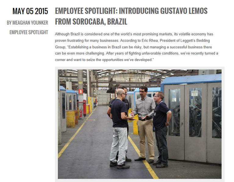 Employee Spotlight - Introducing Gustavo Lemos from Sorocaba, Brazil