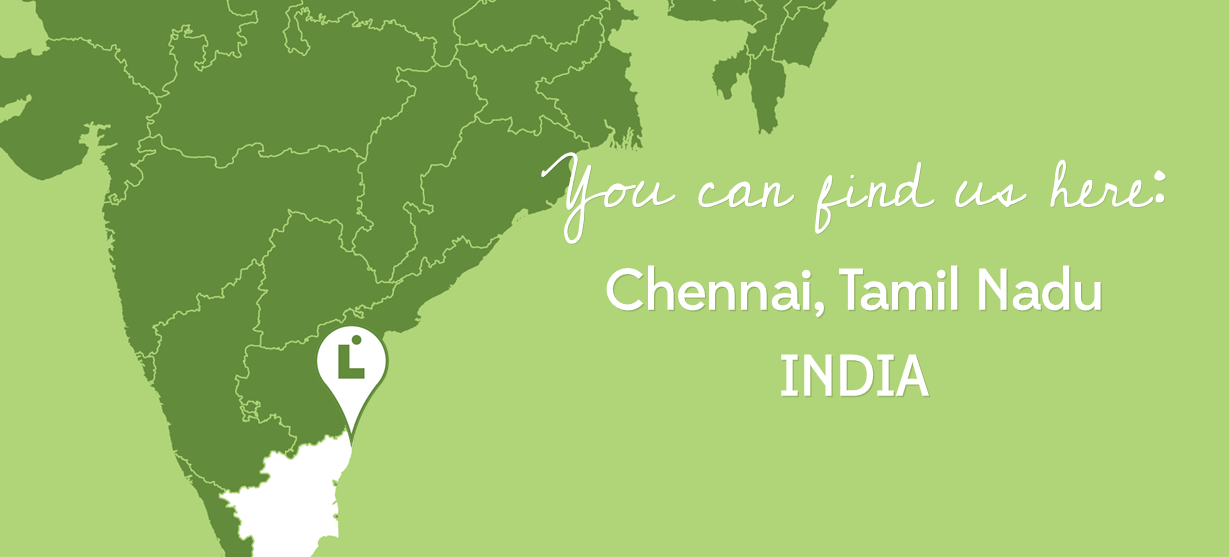 You Can Find Us Here - Chiennai, Tamil Nadu, India