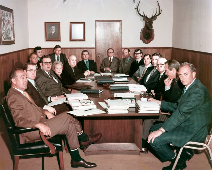 Leggett & Platt's board of directors and officers in 1971. 