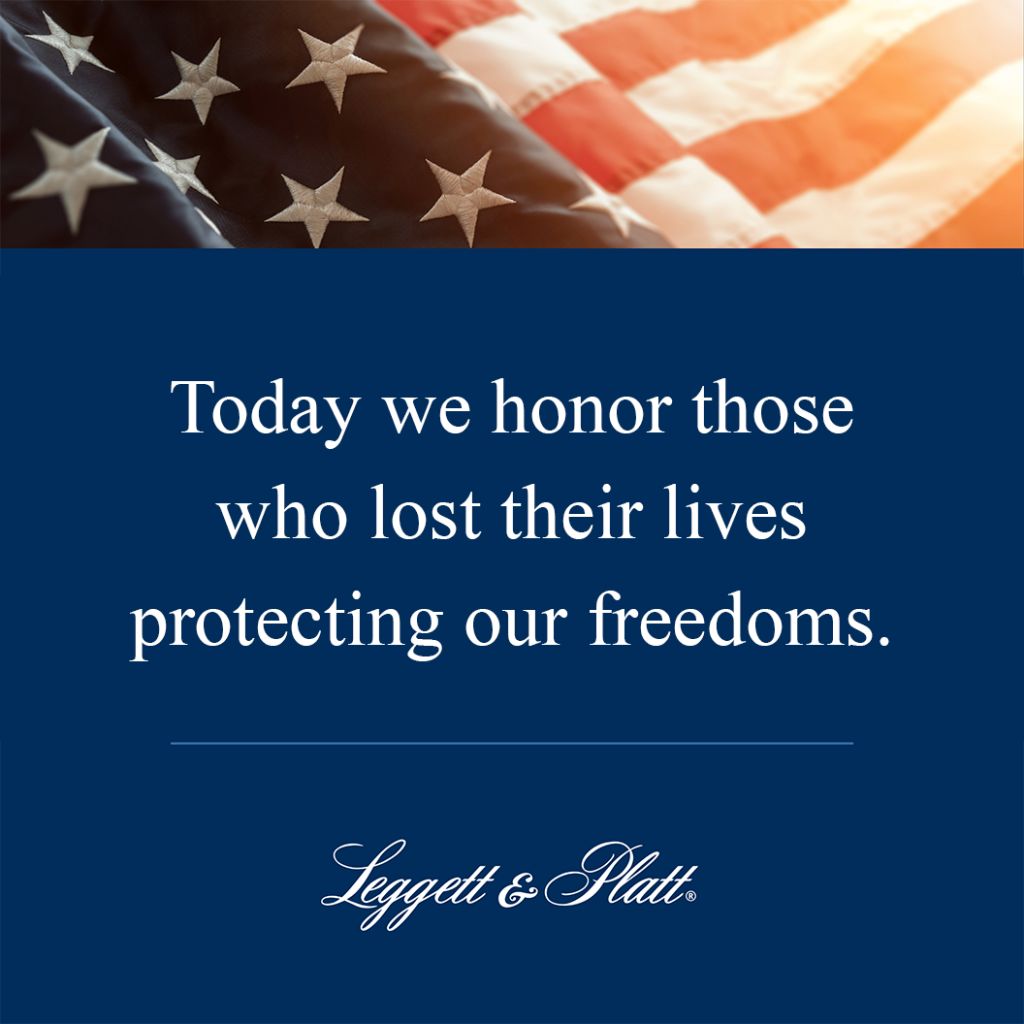 Remembering our Heroes this Memorial Day Life at Leggett