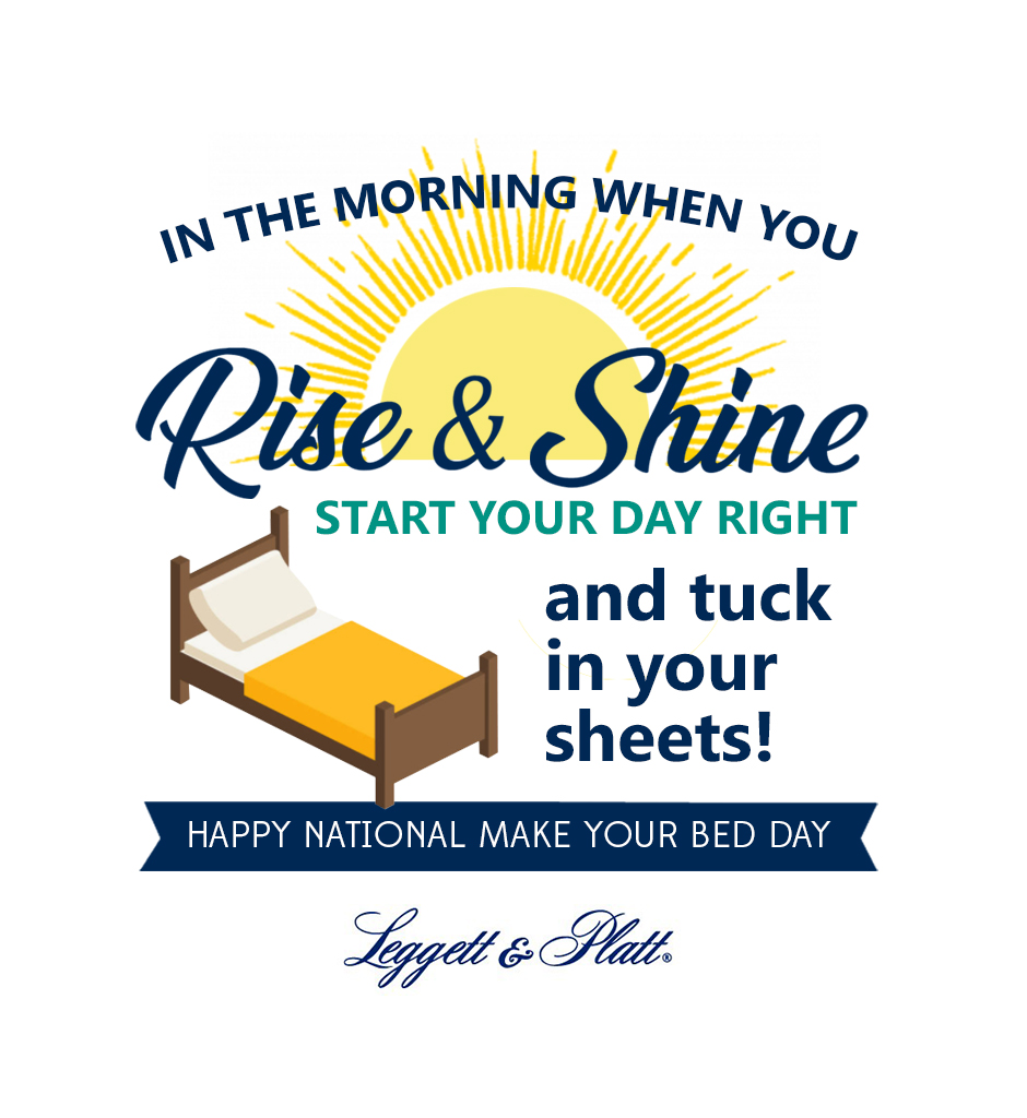 Don t Forget National Make Your Bed Day Life At Leggett