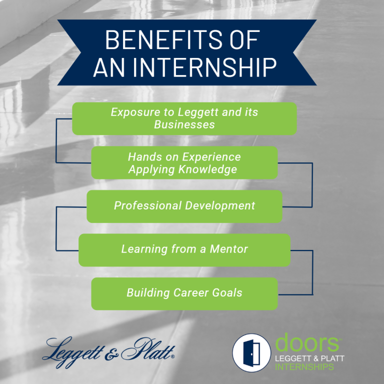 The benefits of an internship life at leggett